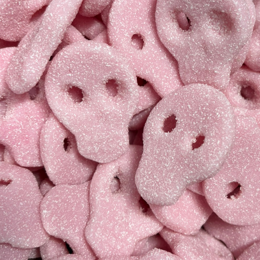 Strawberry and Cream Skulls
